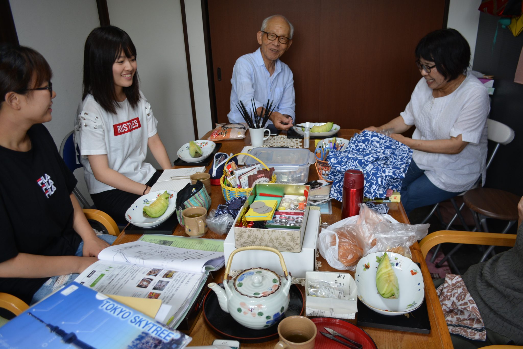 ボナペティ_大家さんとメロン